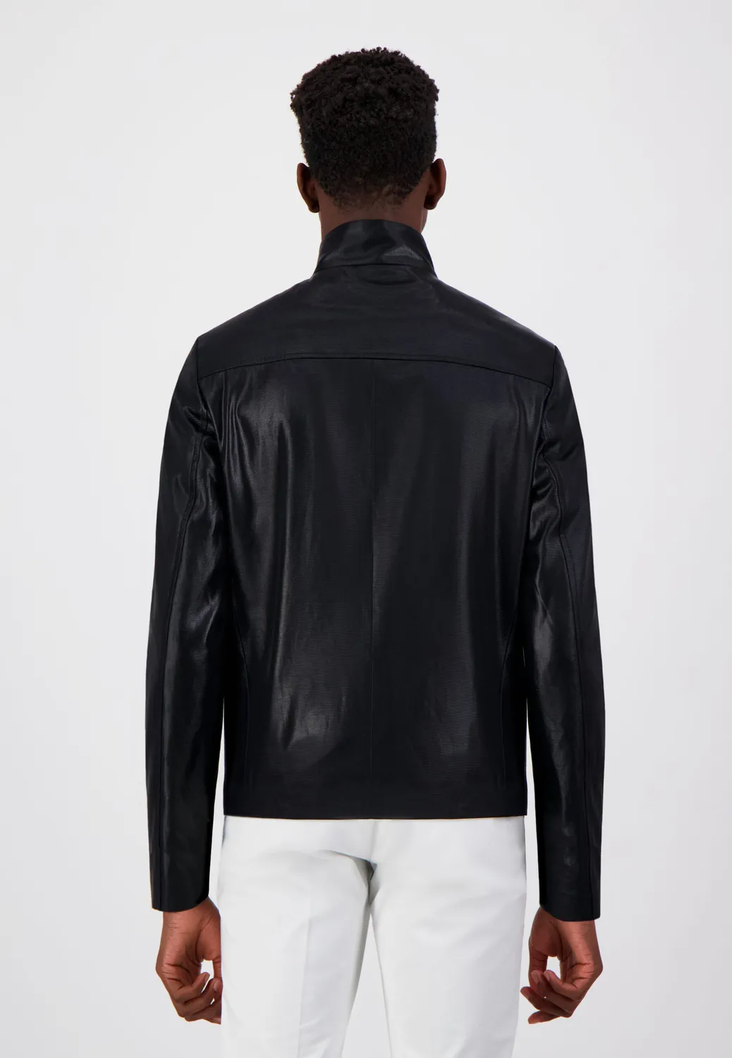 Pierre Talamon Ottoman blouson noir droit