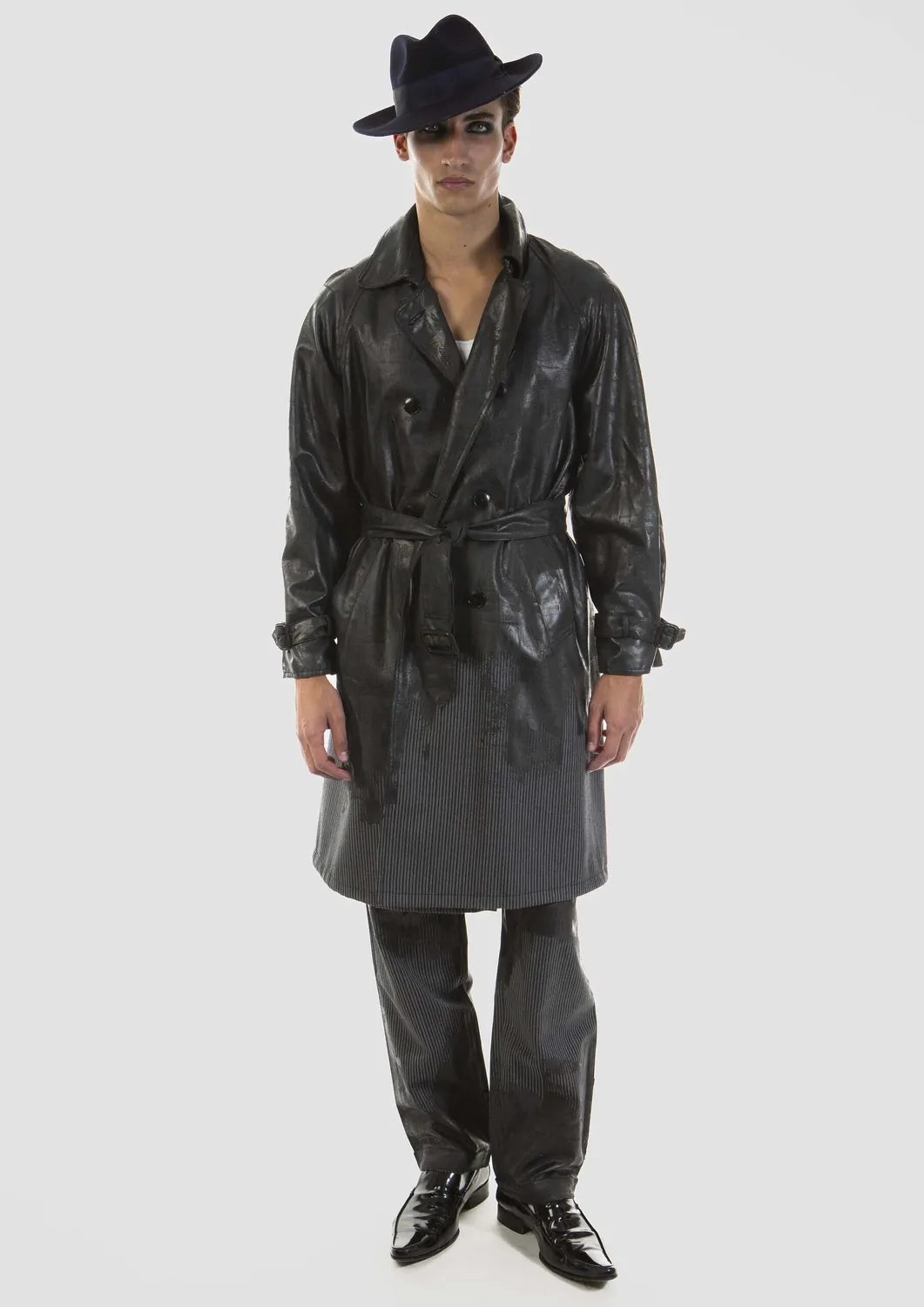 Paolo Leduc Black Pearl trench noir taille M