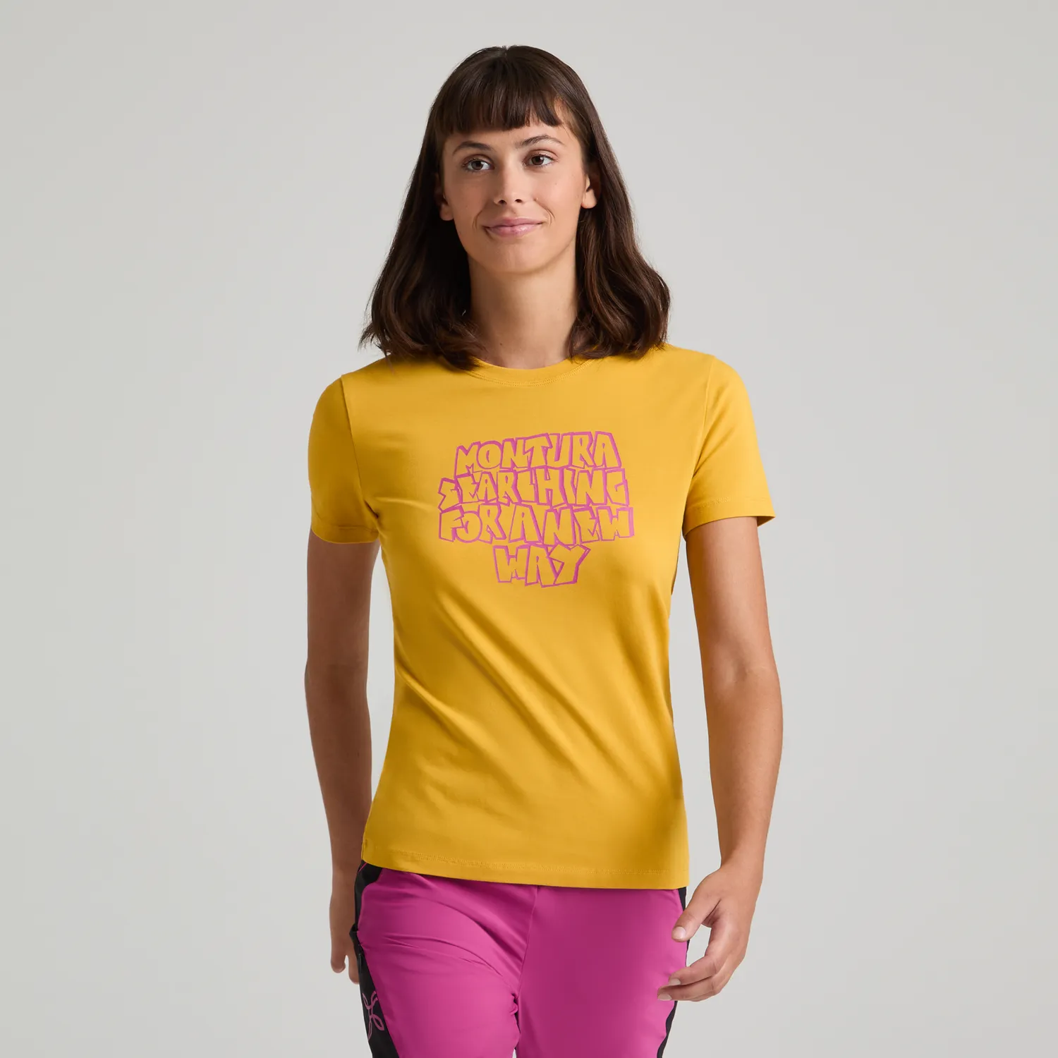 Montura Knots t-shirt coton bio femme stretch