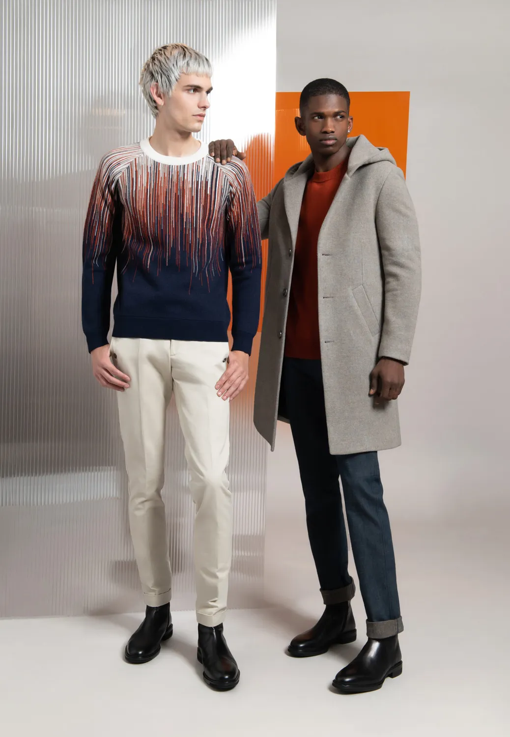 Pierre Talamon Esfera pull orange