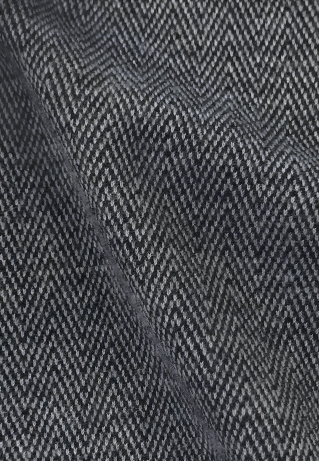 Pierre Talamon Chevrons pantalon laine et coton