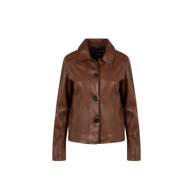 Oakwood Lexia 64966 veste cuir tan