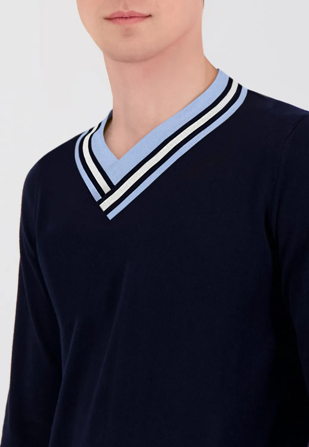 Pierre Talamon Kimo pull navy homme