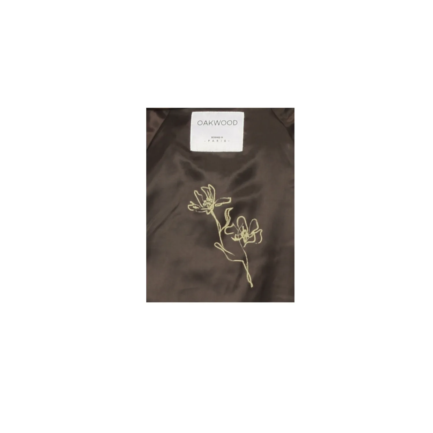 Oakwood Melrose 65273 blouson choco chèvre velours
