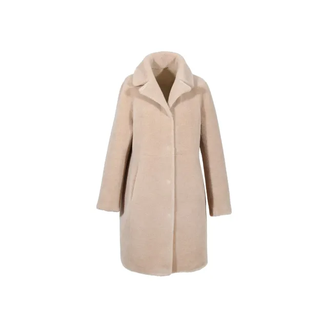 Oakwood Venus 64006 manteau laine café réversible