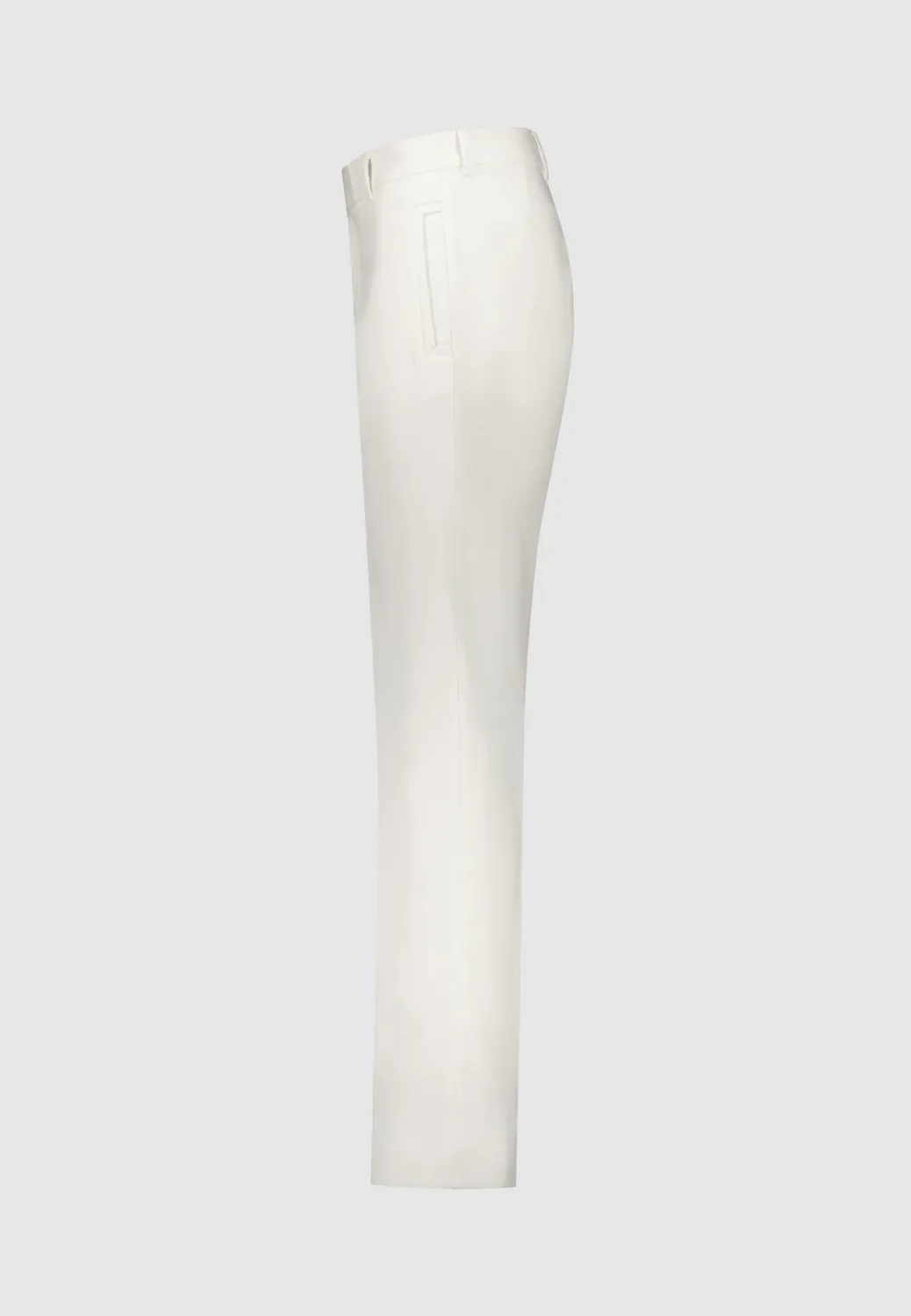 Pierre Talamon pantalon lin blanc homme