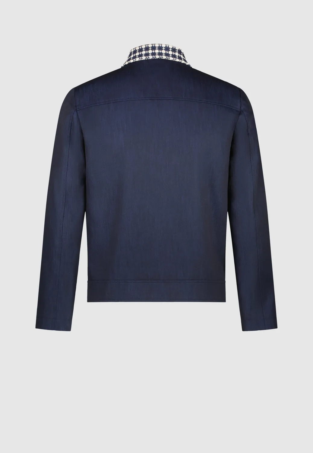 Pierre Talamon Perfecto blouson marine zippé