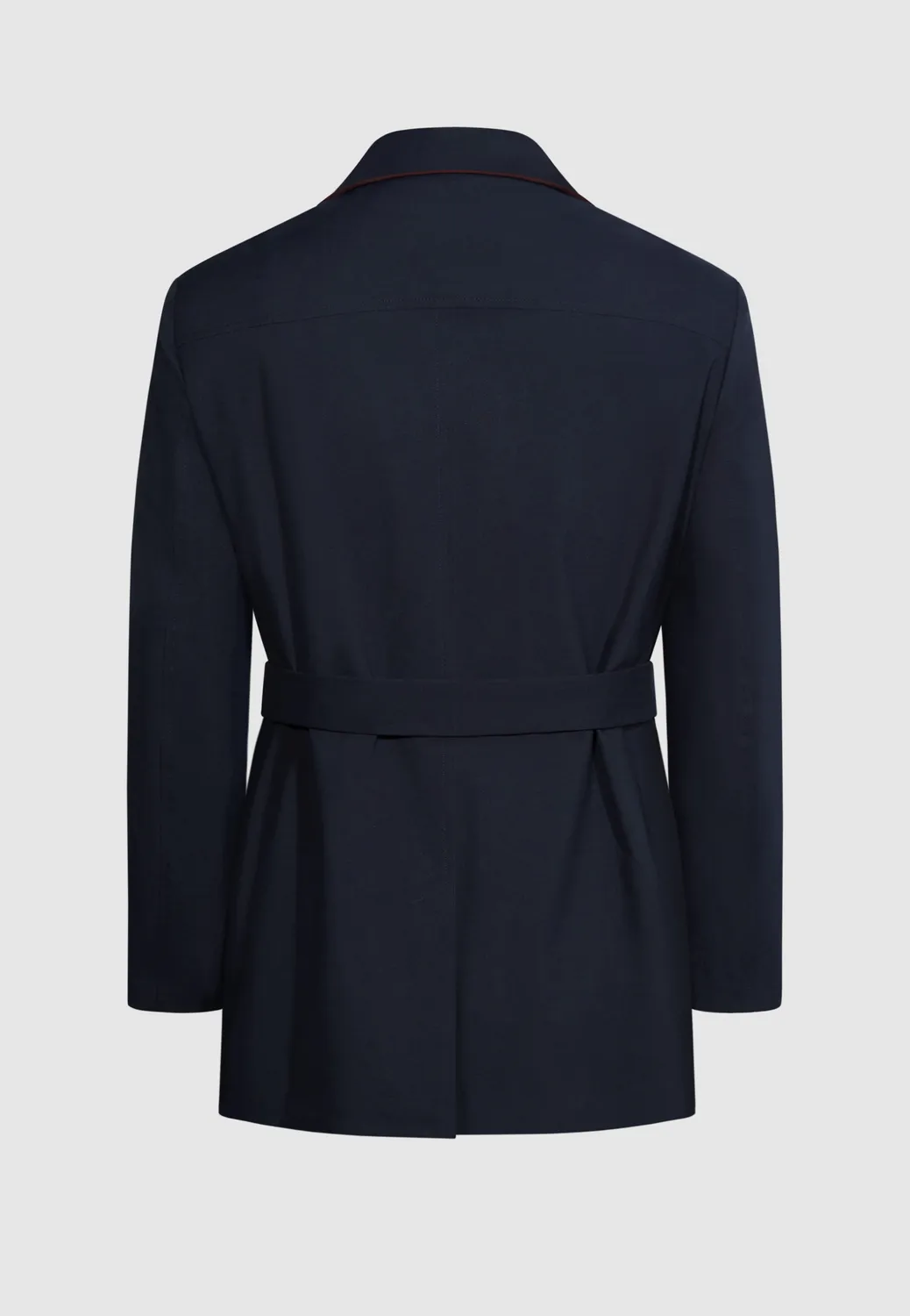 Pierre Talamon Kerin trench bleu court déperlant