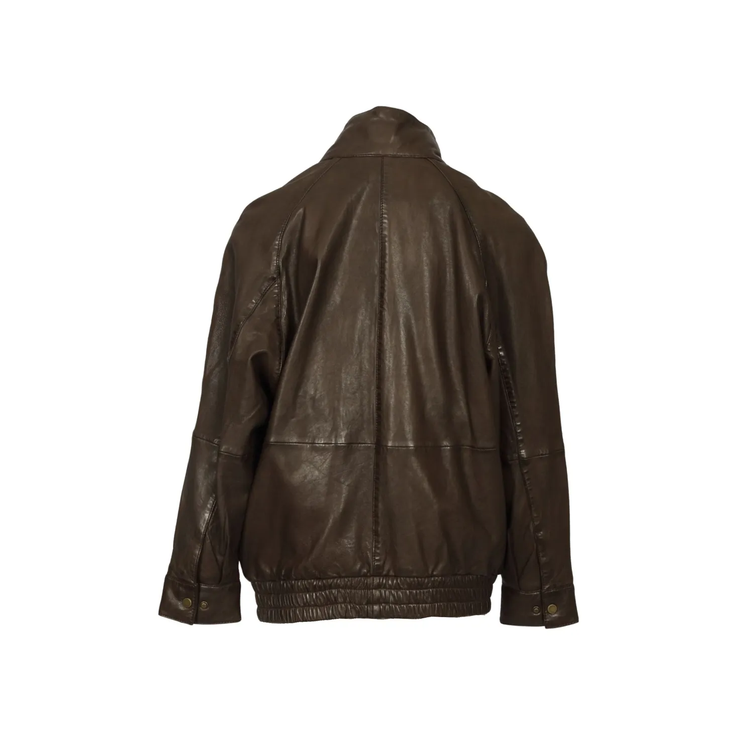 OAKWOOD SAILOR 65350 blouson choco cuir mouton