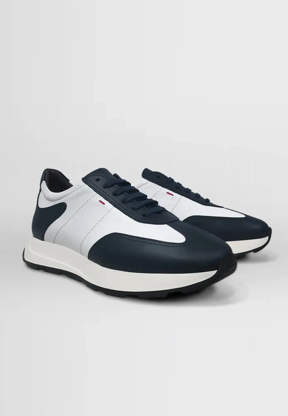 Pierre Talamon Bicolores sneakers navy blanc