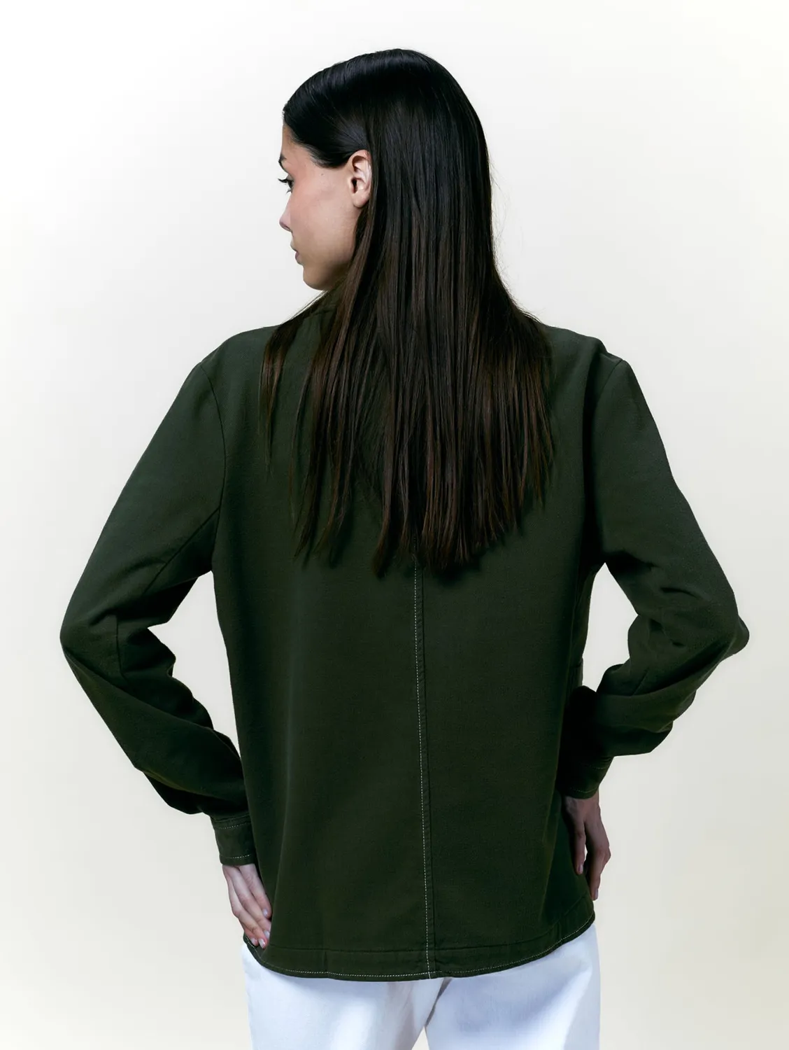 Cotélé Paris Worker veste toile olive coton bio